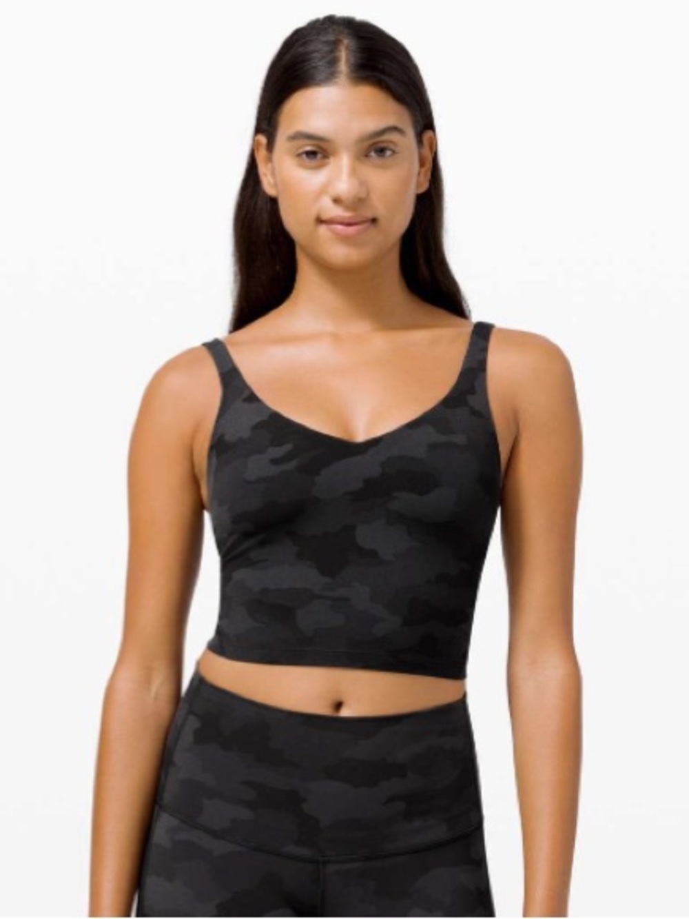 Lululemon Align Tank - Black Camo - Size 10